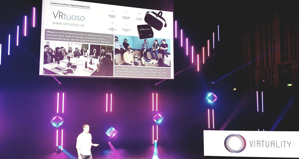 ARuVRGlobal's tweet photo. Amazing days at the @VirtualityParis with VRtuoso and its partner @PicoInteractive. Stand 104 for the world’s first turnkey VR/AR Enterprise product

#Virtuality2019 #gbxglobal #gotogrow #londonpartners #mibp #virtualreality #ar #vr #vrexperience #innovation #5g #vrtuoso https://t.co/tePdUPmkUr