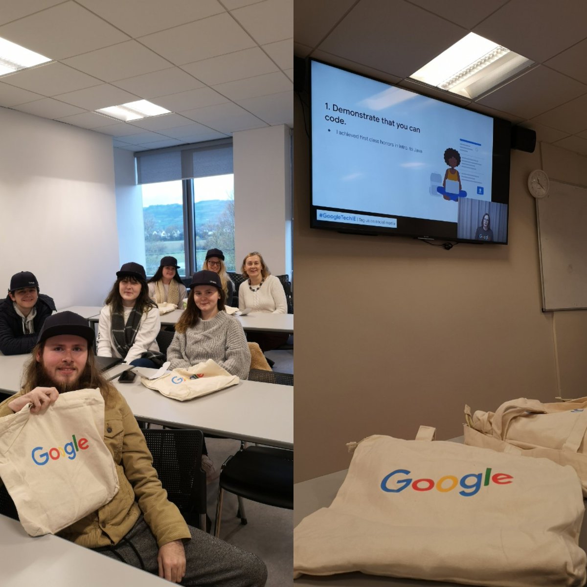 setuwomentechcw's tweet image. Enjoying #GoogleTechIE Open House Live Stream here at IT Carlow @itcarlow @ComputingITC