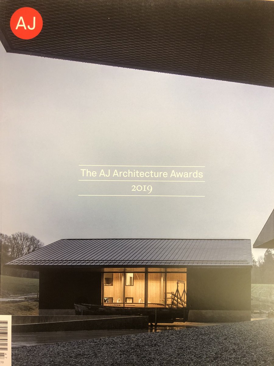 Weekend reading @ArchitectsJrnal Some quality winners in the awards @CarmodyGroarke @MikhailRiches @g_nicholls_arch @MarksBarfield etc etc #UK