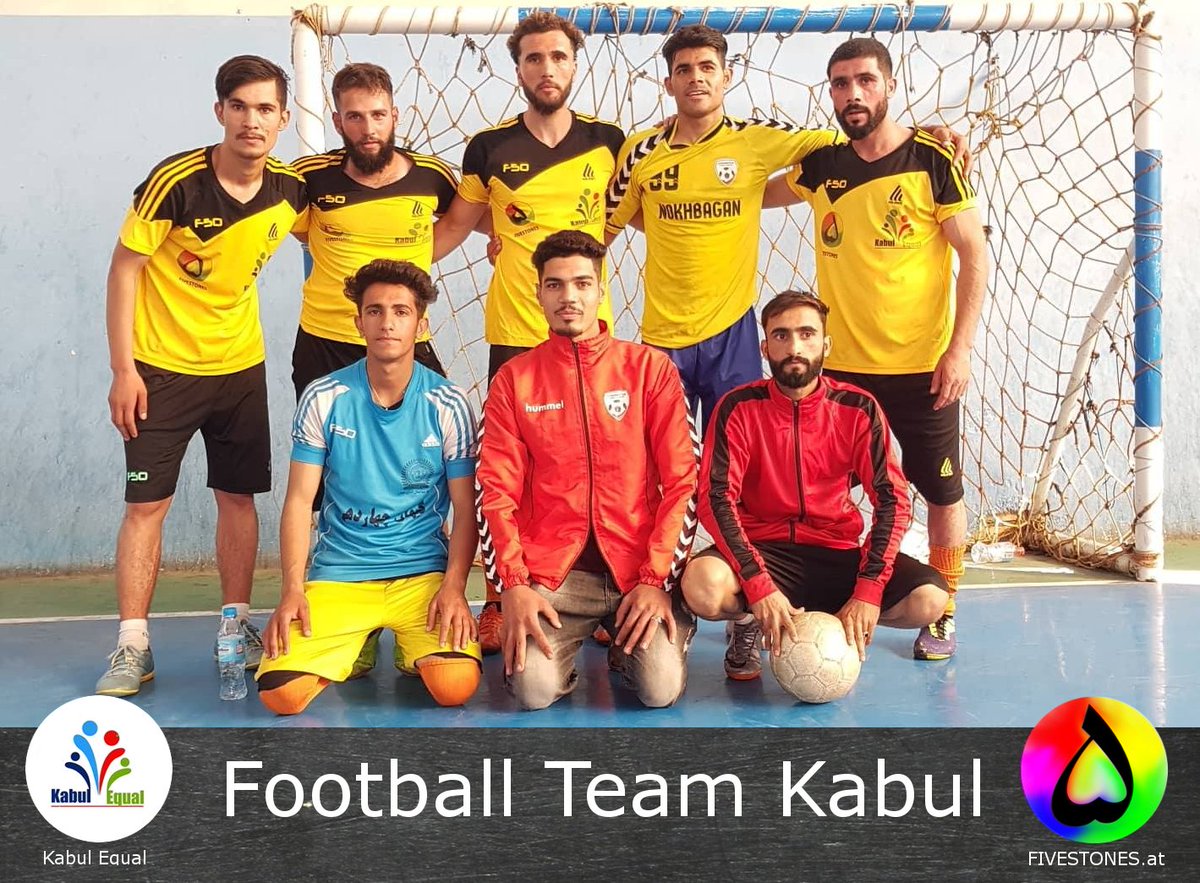 FivestonesAt's tweet photo. Congrats to the Kabul Equal- FIVESTONES futsal team for winning the recent tournament in Kabul!

#FIVESTONES #Futsal #KabulEqual #AfghanYouth #Respect #soccer #football #feedingthegoodwolf https://t.co/LevIpr6PZG