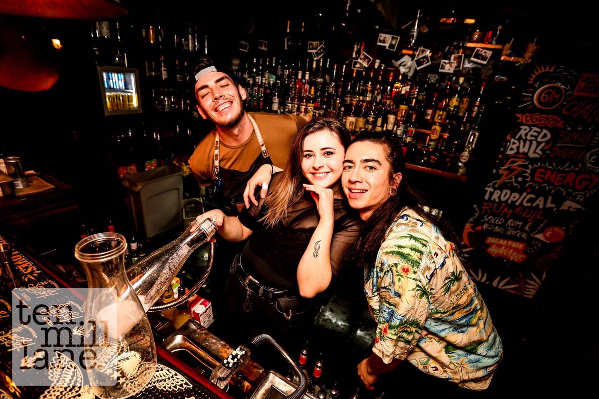 We are SO ready for the weekend // join the team as we make up your fave 2FOR1 cocktails or call in for a late night dance #6amchallenge // book ahead at tenmilllane.co.uk/book