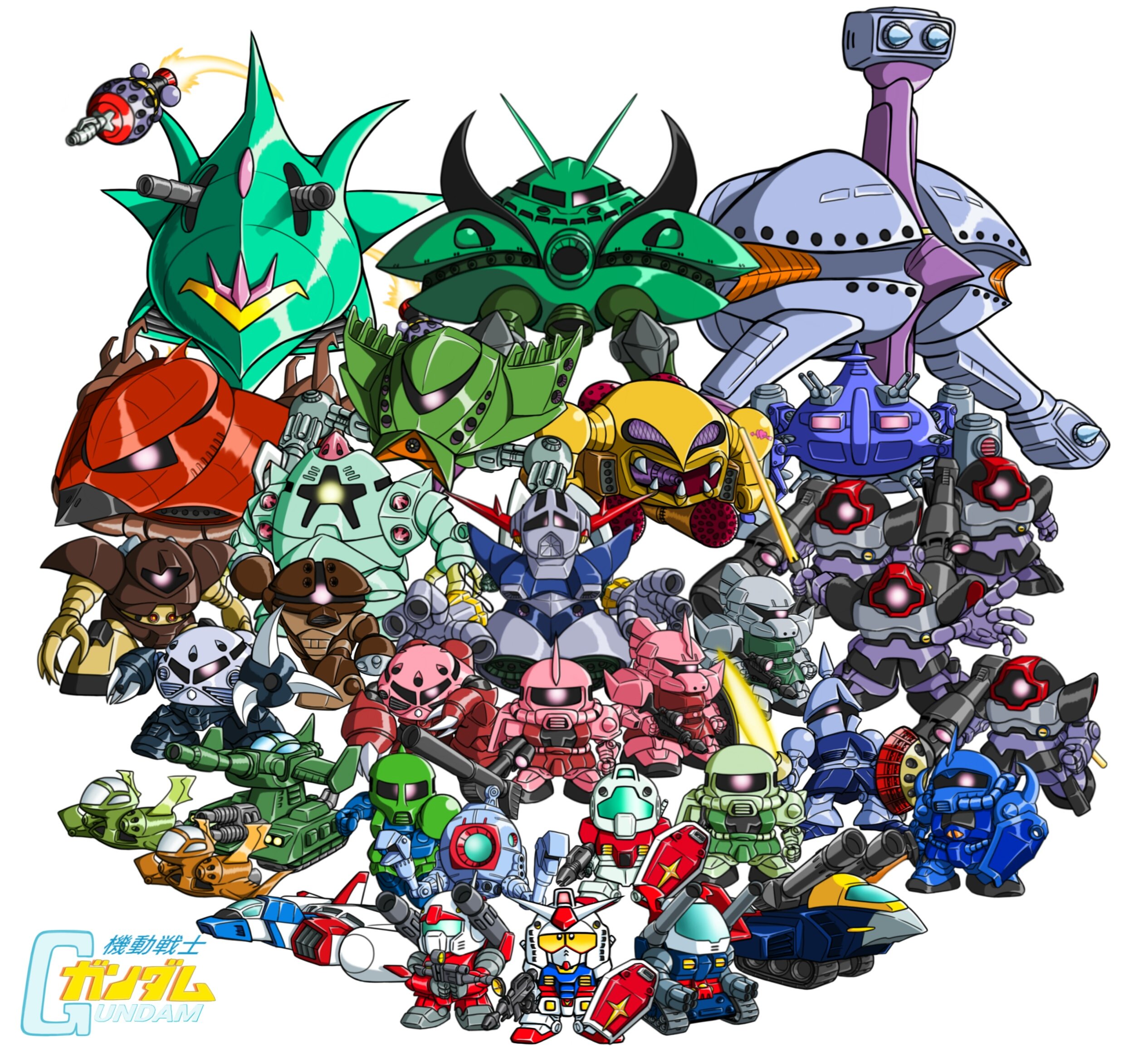 39某 على تويتر スーパーデフォルメ版 機動戦士ガンダム 集合絵完成 君は 生き延びることができるか T Co Mgrcd8dla0 تويتر
