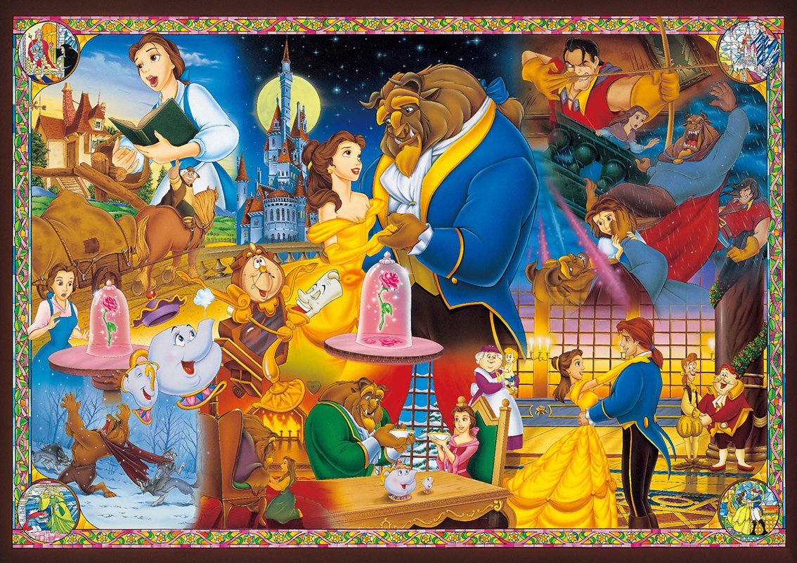 28 years ago + https://disney.fandom.com/wiki/Beauty_and_the_Beast_(1991_film) … was released in theaters + #Belle has a pretty #Gown and #Beast is a sexy #Furry