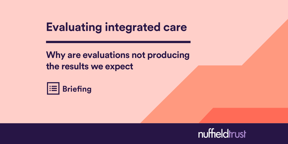 NuffieldTrust's tweet photo. After a number of different integrated care models have not been reducing hospital admissions as expected, we explored why this might be happening and offer advice on addressing the issues we identified: https://t.co/Lw7BpVYQy9 https://t.co/DQJcWeqZrc