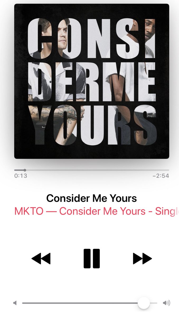 TwistedMacSista's tweet photo. My boys always come through with hits....check out #ConsiderMeYours by @WeAreMKTO bcuz listening to them makes you a better person ๐๐ปโโ๏ธ @therealmalcolm @FollowOller https://t.co/wQYIYOkZhC