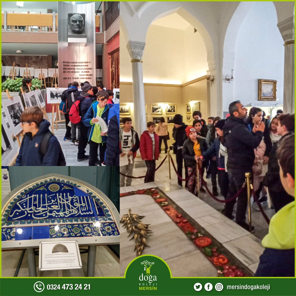 Atatürk' ü anmak, anlamak ve anlatmak amacıyla emanetlerinden biri olan Türk Tarih Kurumunu;Atamız sonsuzluğa ulaştıktan sonra 21.11.1938'den 10.11.1953'e kadar yattığı yer olan Etnografya Müzesini ve Türk tarihi açısından en önemli kararların alındığı 2. Meclisi ziyaret ettik.