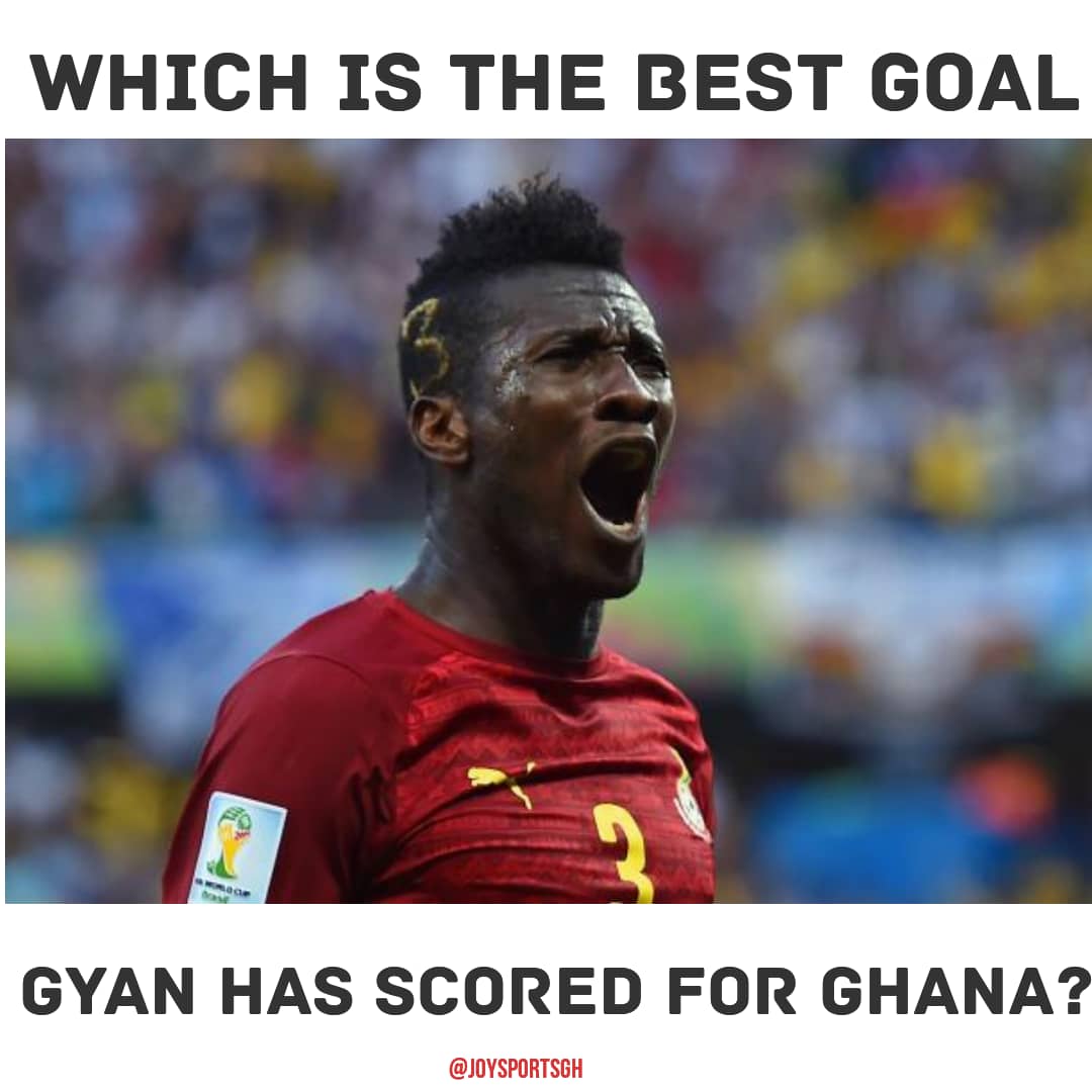 Happy birthday, Asamoah Gyan!  