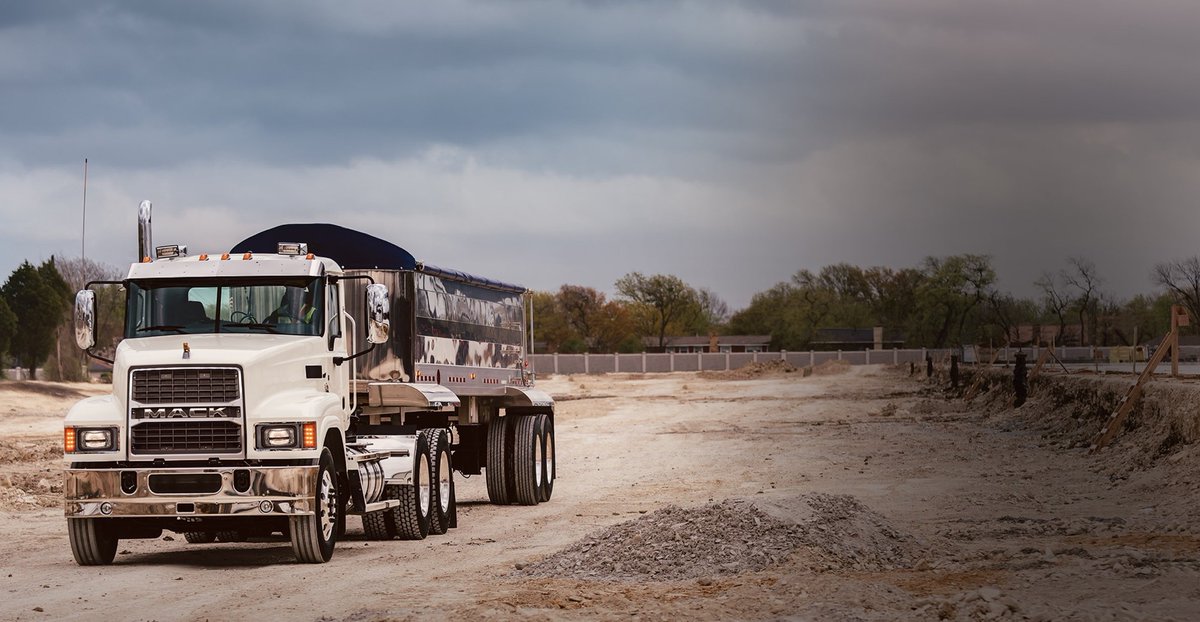 The power and performance to handle the heaviest construction hauls. #MackPinnacle