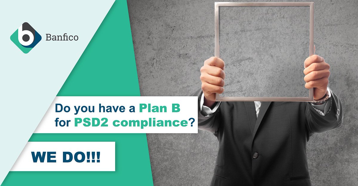 banfico's tweet photo. Did you miss the #PSD2 compliance deadline? Do you know there's a PLAN B which can get you compliant in 1 week? Let us show you the way https://t.co/wW09vJEE2o #OpenBanking #FinTech #FinTechUK #RegTech #APIs #PSD2compliance #DigitalBanking #ScreenScrapping #MCI #SCA https://t.co/1un3PhqPH7
