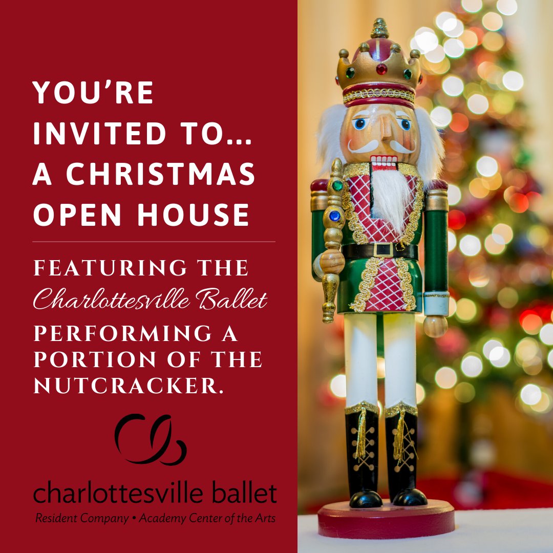 New Covenant Schools is pleased to invite prospective families to our Christmas Open House. Enjoy a portion of The Nutcracker performed by The Charlottesville Ballet. Tour our facilities, visit our classrooms, and meet our faculty. Tuesday December 10, 8:15-9:45 am