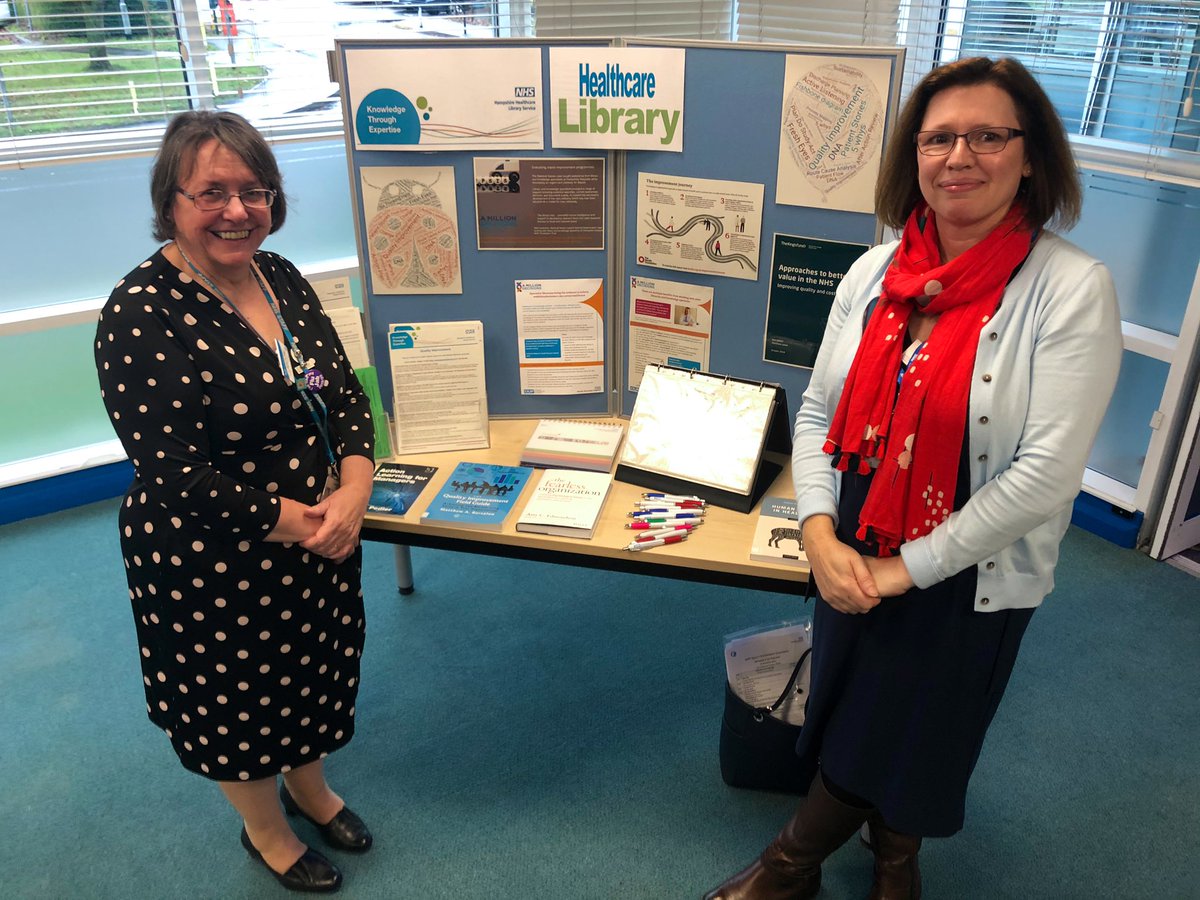 qi_HHFT's tweet image. Welcome to our Healthcare Library team who are available throughout the conference if you need any help in your project now or in the future! 

They are our “Knowledge Specialist” and are one of the trusts BIGGEST assets in research 🙌🏻

#knowledgeshare #libraryteam