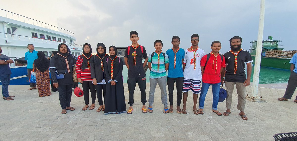 eduGS_53's tweet photo. Departure of National Craft Camp Participants of Kulhudhuffushi. We wish all our participants and the participants of @AfeefuddinAdmin @HDhAEC a safe journey and a successful camp.
@MoEdumv @ScoutMV https://t.co/Nt5Tx9FbNK
