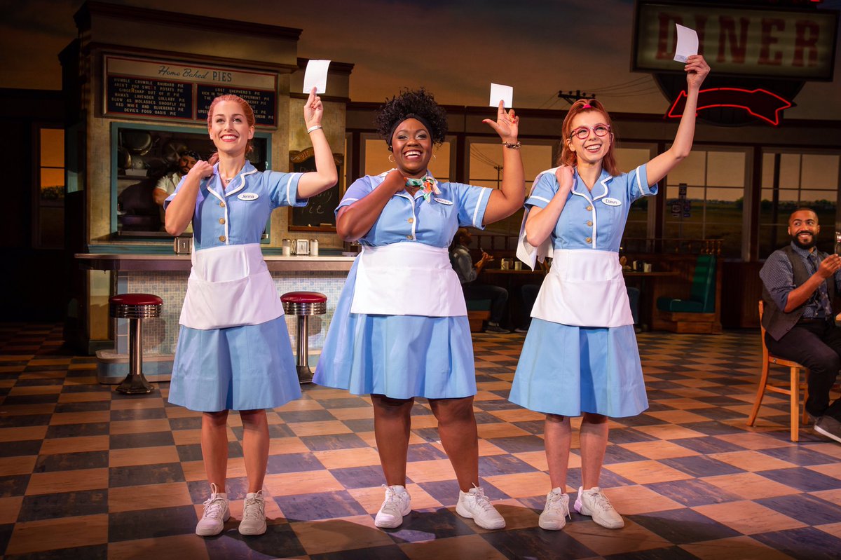 CalgarysChild's tweet photo. Waitress, presented by @BACTouring is a hilarious musical romp with fantastic acting and beautiful vocals. Grab your bestie(s) for an unforgettable evening full of belly laughs! #BACWaitress, #BACTouring, #BACSuperfan #datenight https://t.co/NWpF7vWxf3