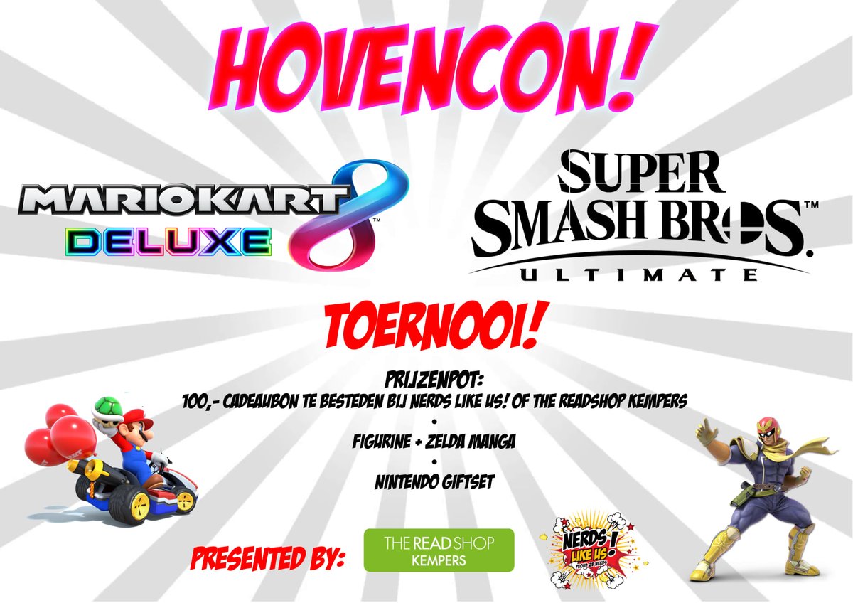 vormvastgoed's tweet photo. Na grote, wereldbekende events als #ComicCon en #MovieCon onze eigen, unieke #Hovencon. Zaterdag 30 november vanaf 10:00 uur langs in @DeHovenPassage #Delft. In het winkelcentrum kun je o.a. aan verschillende gaming competities deelnemen. Game je mee?

#hovencon #dehoven #delft https://t.co/37qO1qK9Xw