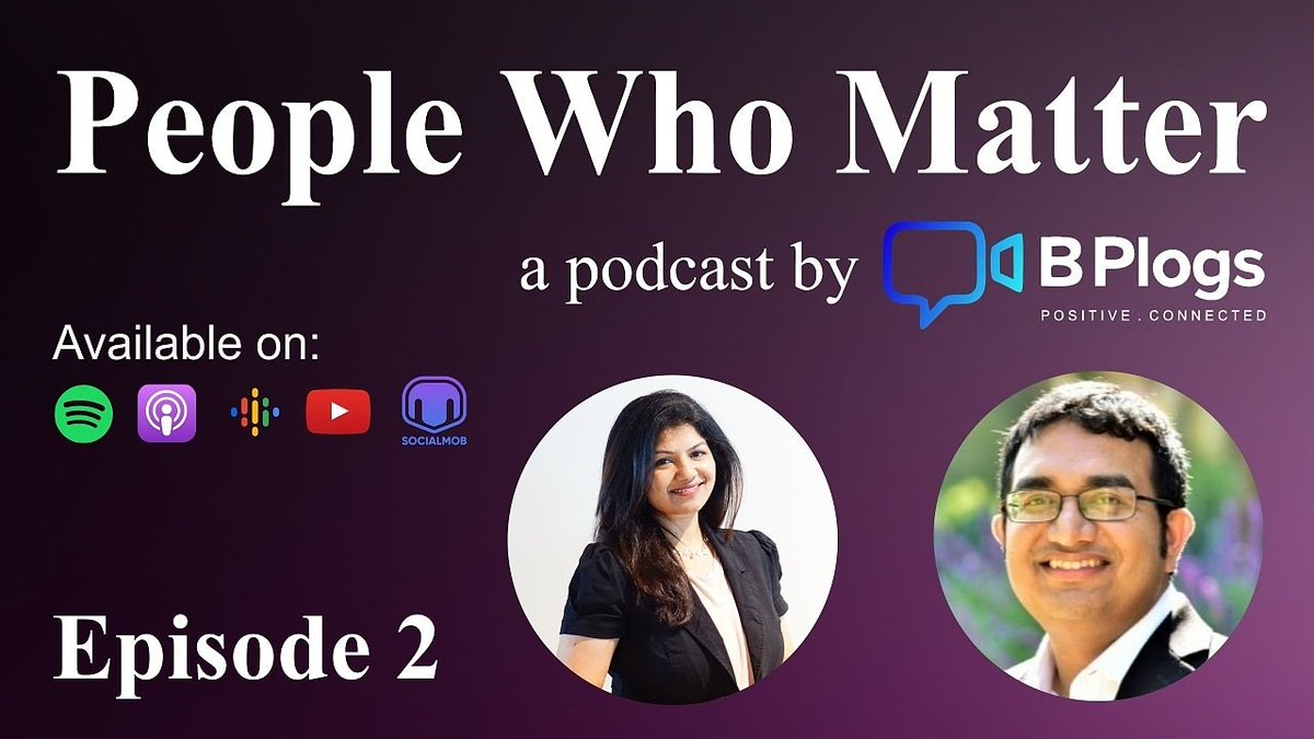 Bhargavi86's tweet image. Listen to one of the youngest Partners of @DeloitteUS @Deloitte talk about Brand Transformations, innovation and thriving in a single organization.. episode out on : 
@Spotify Spotify - bit.ly/Peoplewhomatte… , 
@YouTube Youtube - bit.ly/Bplogs_Youtube #PWM #Podcast #Pwms2