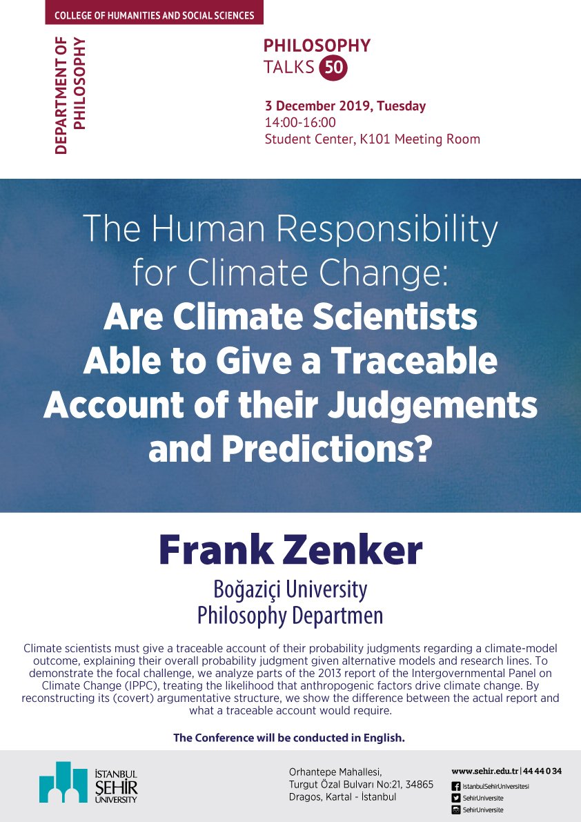 ŞEHİR Felsefe Bölümü (@sehirfelsefe) on Twitter photo 