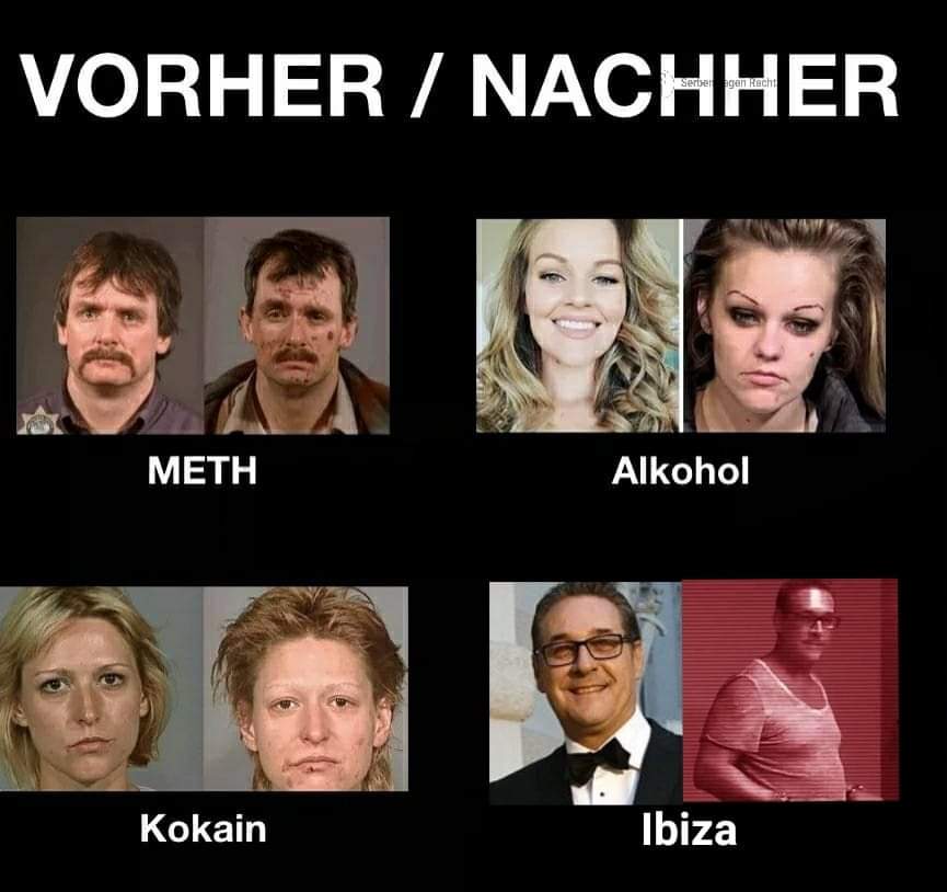 Serbinnen Gegen Rechts على تويتر Flussiges Kokain In Wodkaredbull Ibizagate Hc