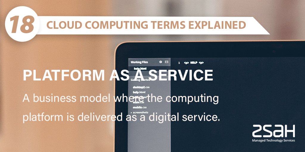 Cloud Computing Terms Explained. #CloudComputing #PlatformAsAService