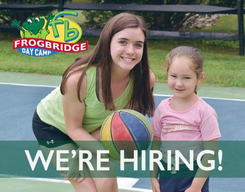 Energy, enthusiasm, and dedication to making the difference in the lives of children are core values here at Frogbridge Day Camp. If you think you’ve got what it takes, then visit the link below and fill out an application to join the Frogbridge Family!