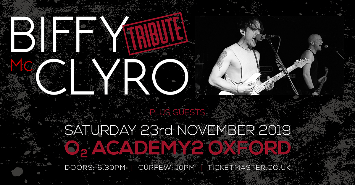 O2 Academy Oxford (@o2academyoxford) on Twitter photo Come and see the best <a href="/BiffyClyro/">Biffy Clyro</a> tribute band around, <a href="/BiffyMc/">BiffyMcClyro - Biffy Clyro Tribute</a>, at <a href="/o2academyoxford/">O2 Academy Oxford</a> 2 on the 23rd November! You won't want to miss out on this incredible show! 🎸🎶
Secure your tickets NOW: bit.ly/biffymcclyroO2… Come and see the best <a href="/BiffyClyro/">Biffy Clyro</a> tribute band around, <a href="/BiffyMc/">BiffyMcClyro - Biffy Clyro Tribute</a>, at <a href="/o2academyoxford/">O2 Academy Oxford</a> 2 on the 23rd November! You won't want to miss out on this incredible show! 🎸🎶
Secure your tickets NOW: bit.ly/biffymcclyroO2…