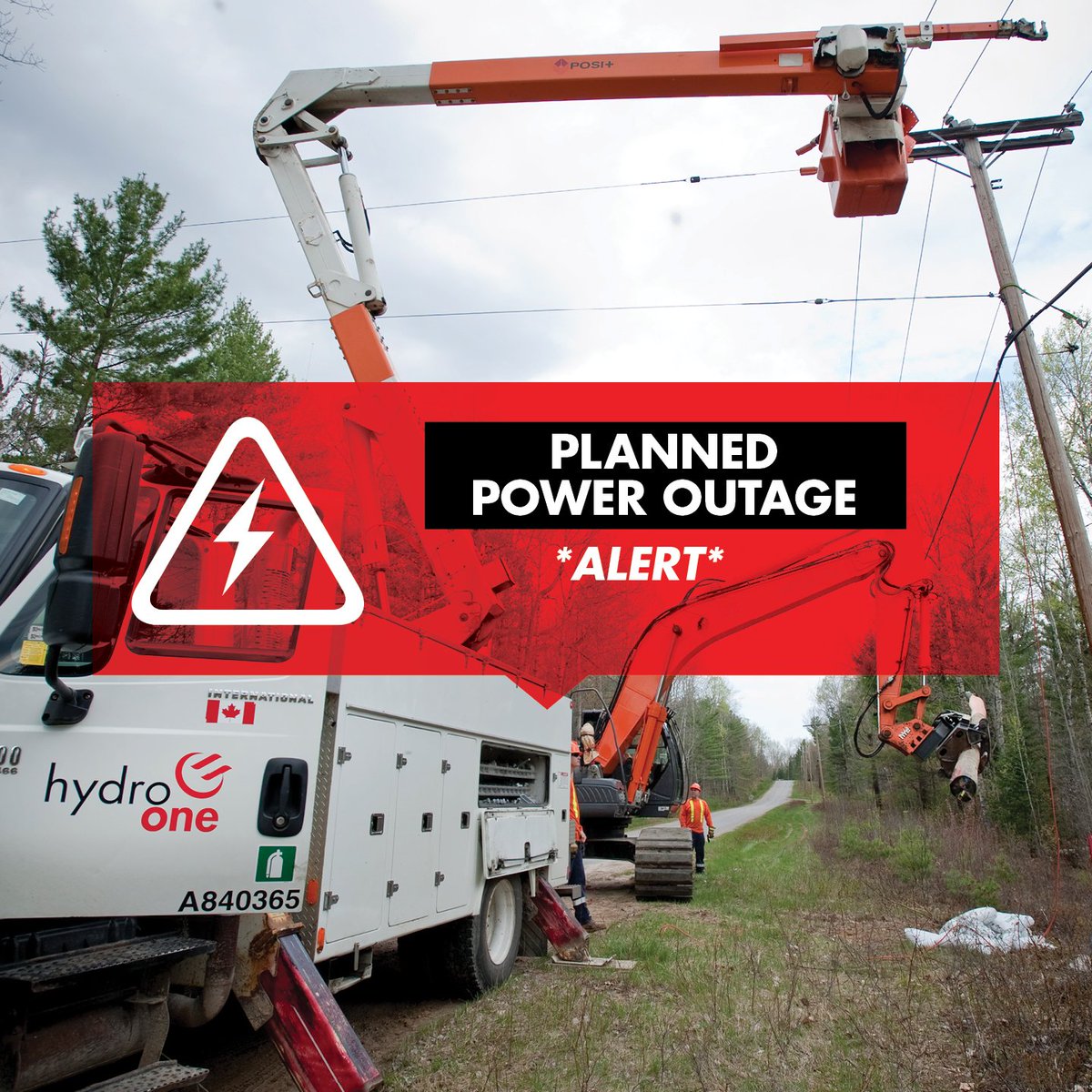 Hydro One On Twitter Planned Outage Alert Sunday Nov 24 From 8am 4pm In The County Of Haliburton Crews Are Making Upgrades To Improve Reliability In The Region Please Be Advised That
