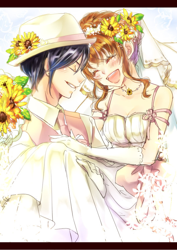 【薬さに】#刀さにいい夫婦の日
結婚し…てた～～～!!(結婚本からも抜粋してみた) 