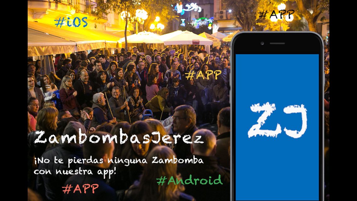Mobi2Solutions's tweet image. ¡Ya estan aquí! Hoy se celebran zambombas! Descárgate “ZambombasJerez” y busca tu zambomba.... 
AppStore: apple.co/2NKrQ3C
GooglePlay: bit.ly/352gLRg
#mobi2solutions #cadiz #jerez  #zambombas #zambombasjerez #villancicos #app #android #ios #appstore #googleplay