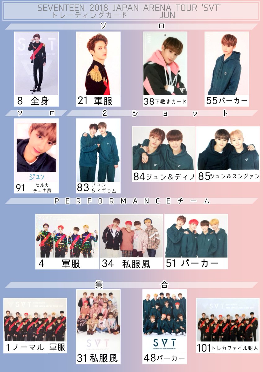 seventeen パーカー　SVT