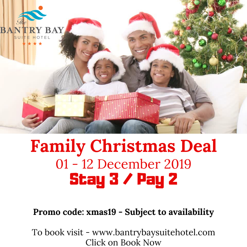 Christmas Time is all about Family and the best Deals! Book now and stay with us during 1 - 12 Dec 2019. Stay 3/Pay 2 visit buff.ly/2lS7IAZ to book and use promo code xmas19 - T&C's apply