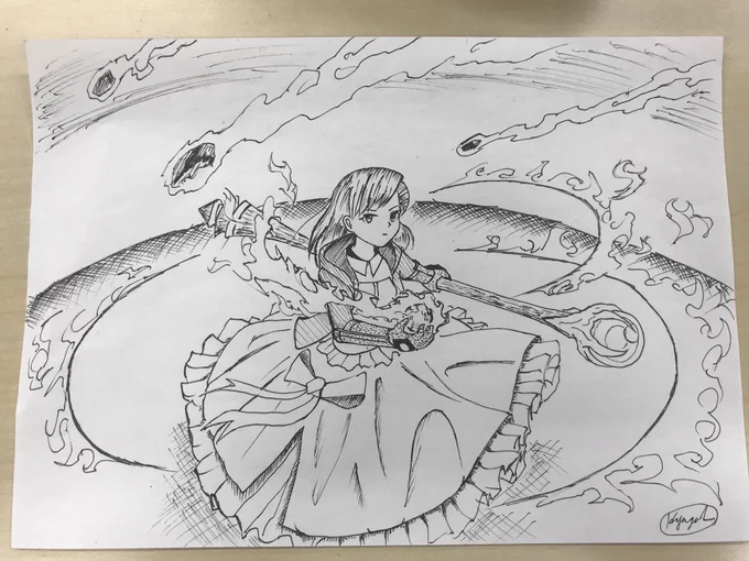 アナログ絵描いた! 