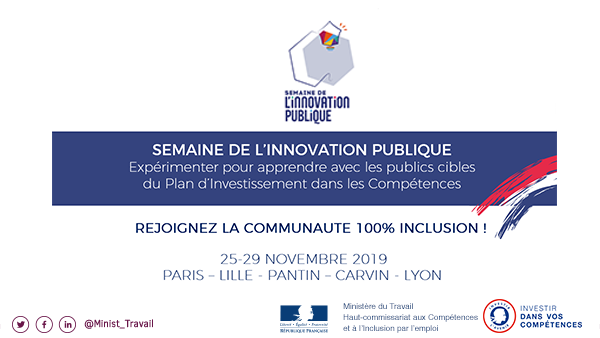 Du 25 au 30/11 #SemaineIP « Participation Citoyenne à l’action publique ». Découvrez les apprentissages et les retours de bénéficiaires du plan d'investissement dans les #compétences #PIC. Programme 👉 ow.ly/XlmY50xgR7n #100Inclusion <a href="/murielpenicaud/">Muriel Pénicaud</a> <a href="/jeanmarie_marx/">Jean-Marie Marx</a> <a href="/_DITP/">Transformation publique</a>