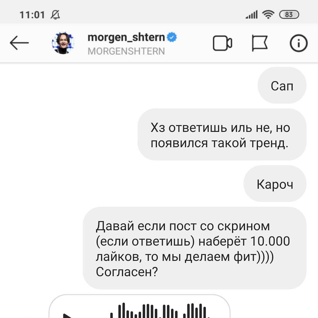 Переписка с МОРГЕНШТЕРНОМ