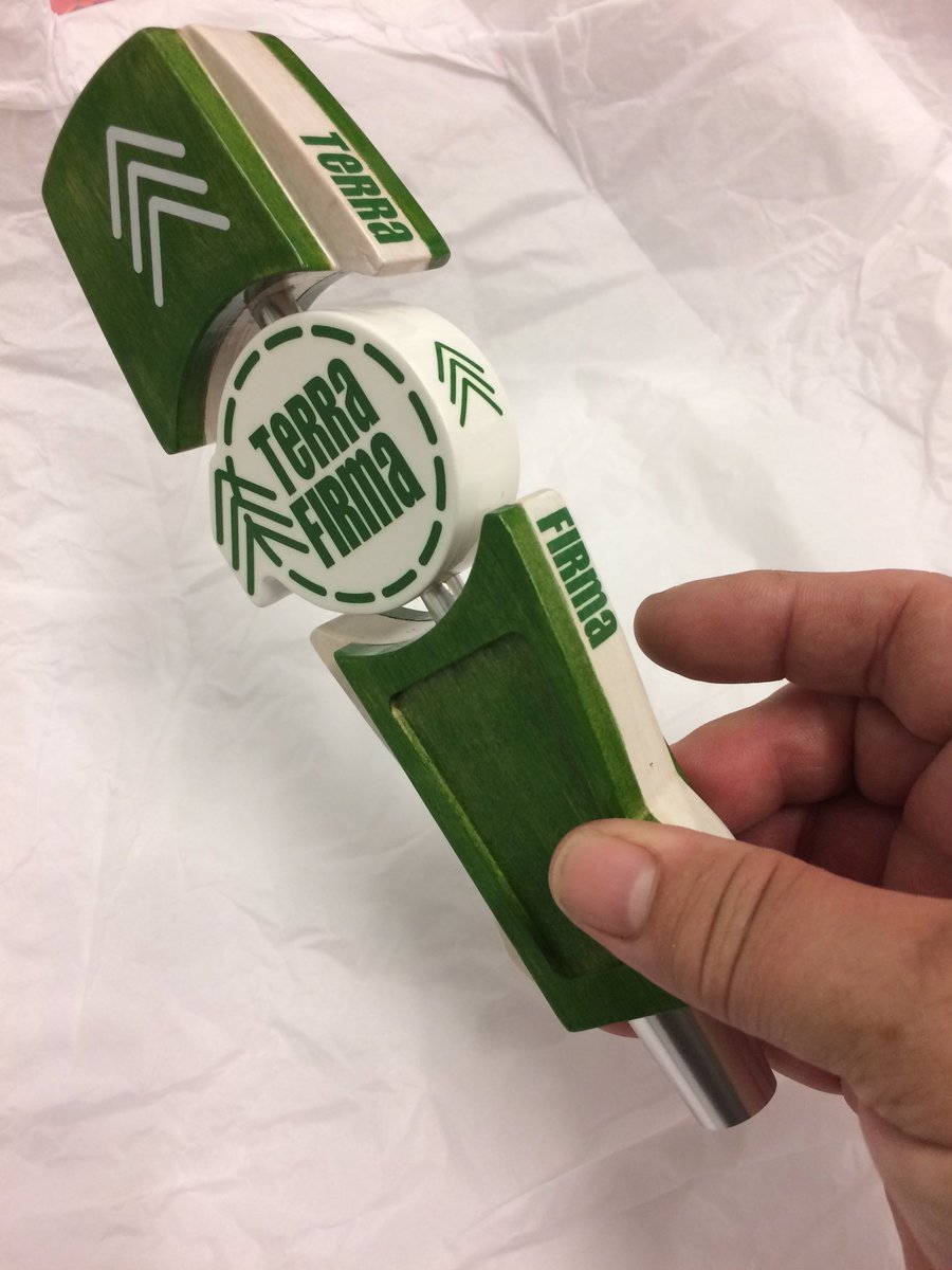 brewterrafirma's tweet photo. Our new tap handles are available thru our #Michigan distributors state wide! #CraftBeer #breweryterrafirma #beer #restaurants #tcfoodie #downtowntc #WednesdayMotivation #traversecity #GrandRapids #detroit #annarbor #PureMichigan #beergeeks #mibeer #milocal https://t.co/o7zERvFyw0