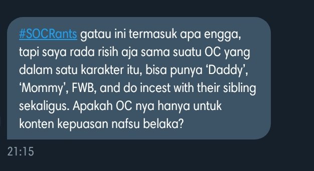 ShoutOut3Sub's tweet image. 11. #SOCRants 

Kalau yang ini ... ya ... kumaha ....