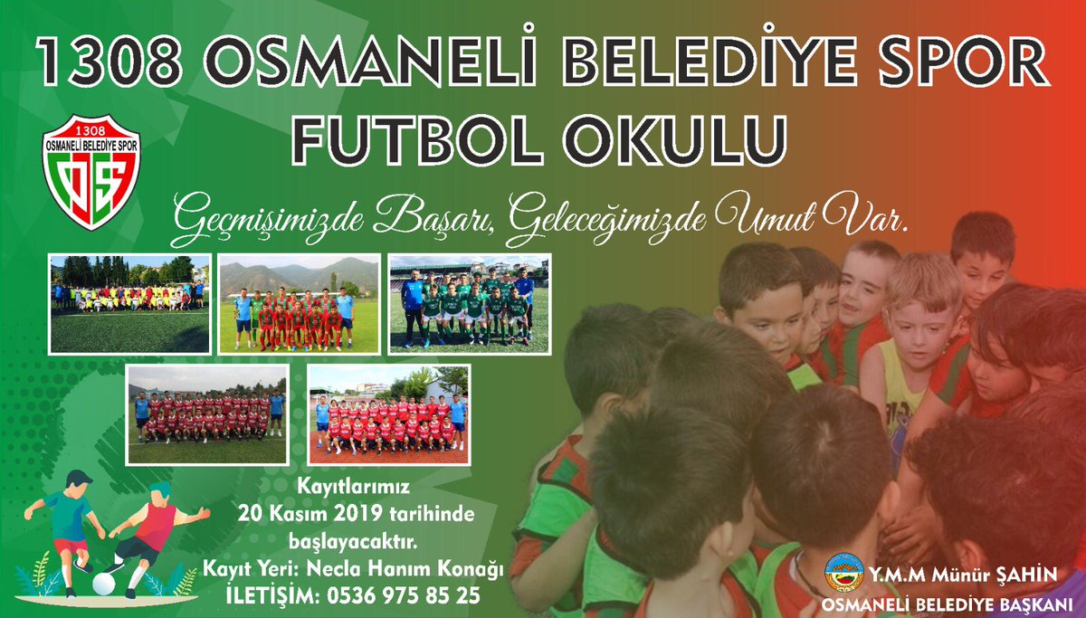 Futbol Okullarımız başlıyor.