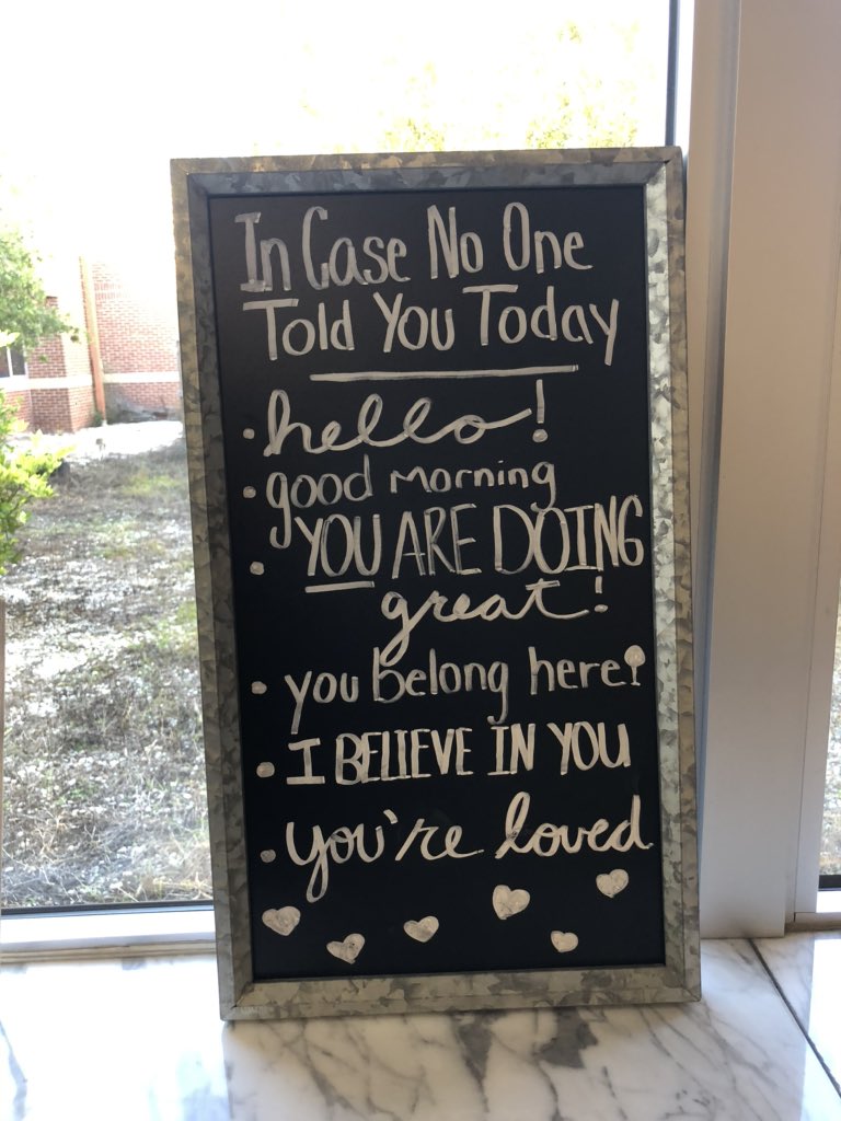 jrtager's tweet photo. Spotted this poignant message in Sierra Dean’s classroom at Indian Trails Middle School this morning. #relationships 🎓 https://t.co/2nApt4s1aV