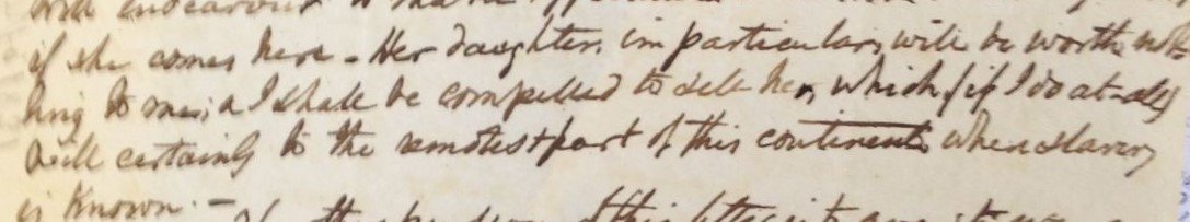 Ruffin also told Bridget’s owner that if she returned to his plantation, she would “ruin his slaves,” and he’d have to sell Bridget’s daughter “to the remotest part of the country where slavery is known.”