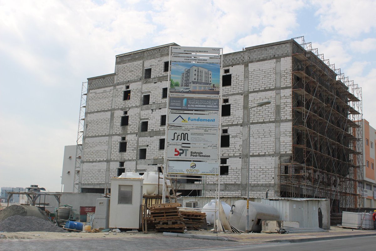 bptBahrain's tweet photo. Proposed 5storey building @Galali 
#BPT #Post_Tensioning_specialist
#Bpt #completed_project
 #fundament s.p.c
#Kingdom_of_Bahrain 🇧🇭 https://t.co/X1D4AgJm15