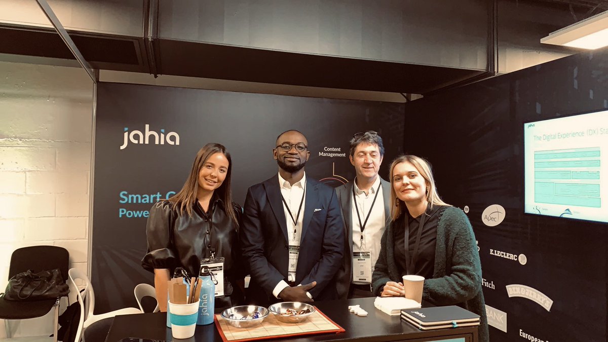 Jahia's tweet photo. Venez rencontrer notre équipe sur le stand B6 afin d’en savoir plus sur Jahia et nos produits 😉 @DataMarketParis #MakingDigitalSimpler https://t.co/1wgBfjzsUY