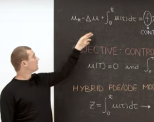 deustoCCM's tweet image. Key topics of the #Dycon Working Package 5: Memory and hybrid PDE/ODE models explained by our postdoctoral researcher Umberto Biccari.

DyCon is a @ERC_Research project PI @ZuazuaEnrique at CCM @deusto 

cmc.deusto.eus/dycon-working-…

#DynamicControl #ccm #research #mathematics