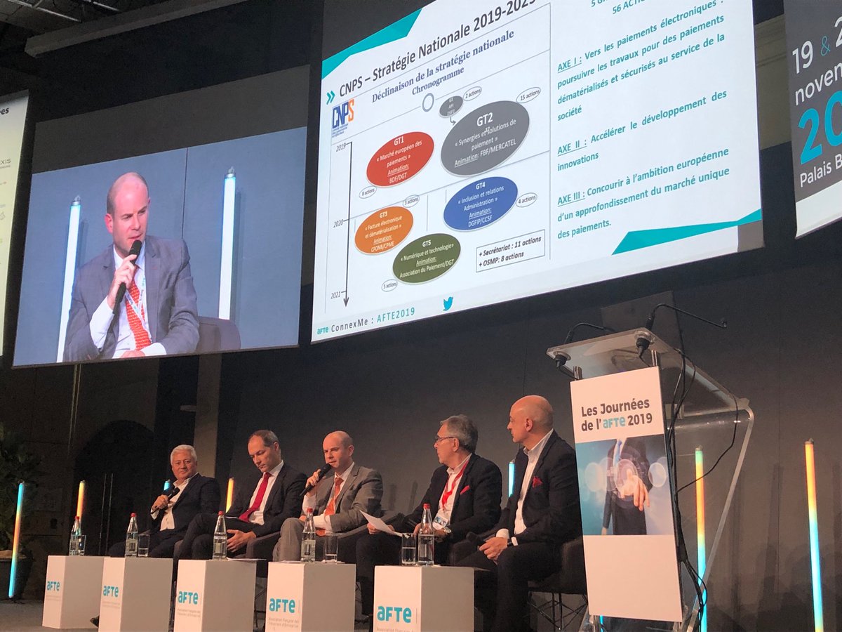 #JAFTE2019 ⁦@AFTE_France⁩
CNPS pour la co-construction de la stratégie des moyens de paiements vers des moyens digitaux et sécurisés 
Request to Pay
Instant Payment
Réflexions sur les cas d’usage -en interne ou vers les clients particuliers- entamées dans les entreprises