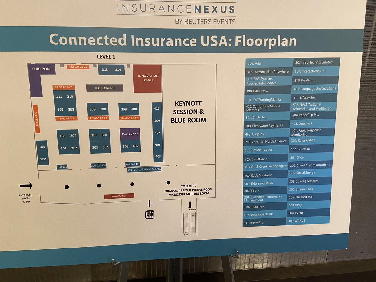CDNInsurance's tweet image. Interesting and informative sessions to kick off #CIUSA #CIUSA2019 @InsuranceNexus putting on a great conference like usual!