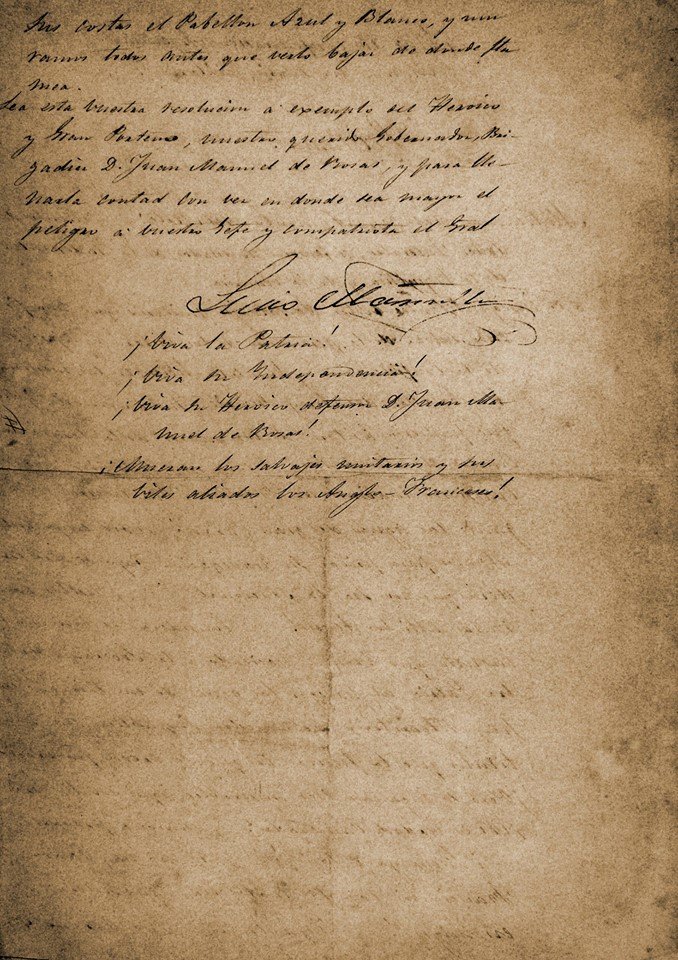 AGNArgentina's tweet photo. 🗓✅ 20 de noviembre: Día de la Soberanía, en recuerdo del episodio conocido como la #VueltadeObligado, ocurrido el 20 de noviembre de 1845.

⚔️ Combate de la Vuelta de Obligado. Proclama del General Mansilla, 1845.
📚 Sala VII. https://t.co/o4EDrpLdMw