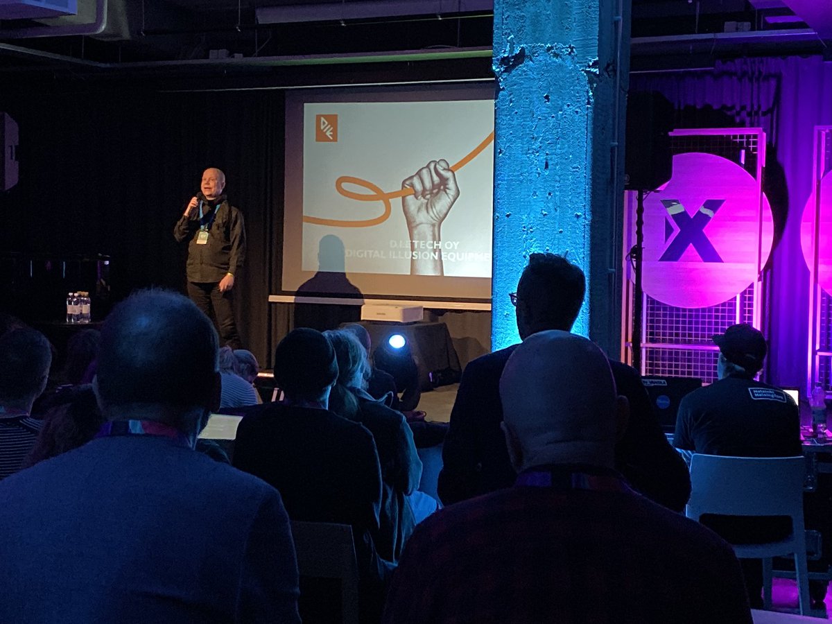 Telia XR Challenge. Final pitches &amp; exhibition on-going. Media solutions well present. #HelsinkiXRCenter #MatcUp2019
