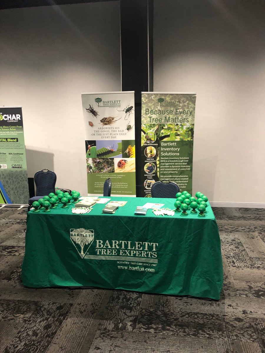 We are honored to have @BartlettTreeExp as a Professional Partners of the Tree Campus USA program. Don’t forget to stop by their booth at the conference to learn more about Bartlett Consulting and Bartlett Inventory Solutions. #pcf2019
