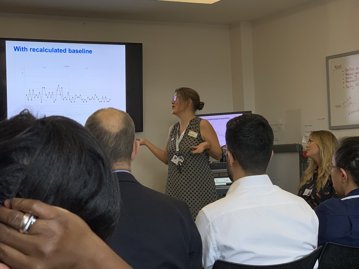 Great presentation of the Deteriorating Patient QI work by Faye Dobson and Mary Emerson. Great outcomes for patients on 10west - so proud of the team
#QualityImprovement #IHI #RFL