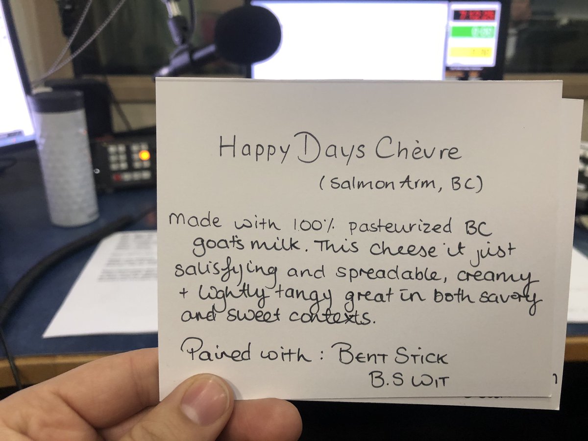 namynnob's tweet photo. Thanks to Cecilia at @CavernYEG for the great pairings and awesome guiding for this mornings #SnackChecker! It was delicious and informative. And I think you made @MarkConnollyCBC like a cheese! 🍷🧀 https://t.co/EAkkQI5UGB
