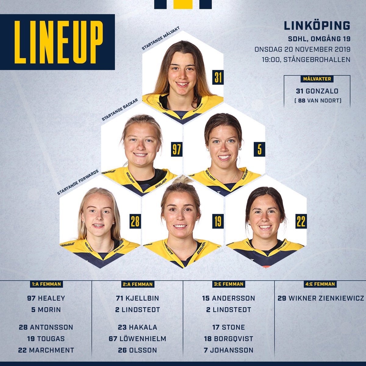 2h till match! #hv71 #hv71dam #sdhl