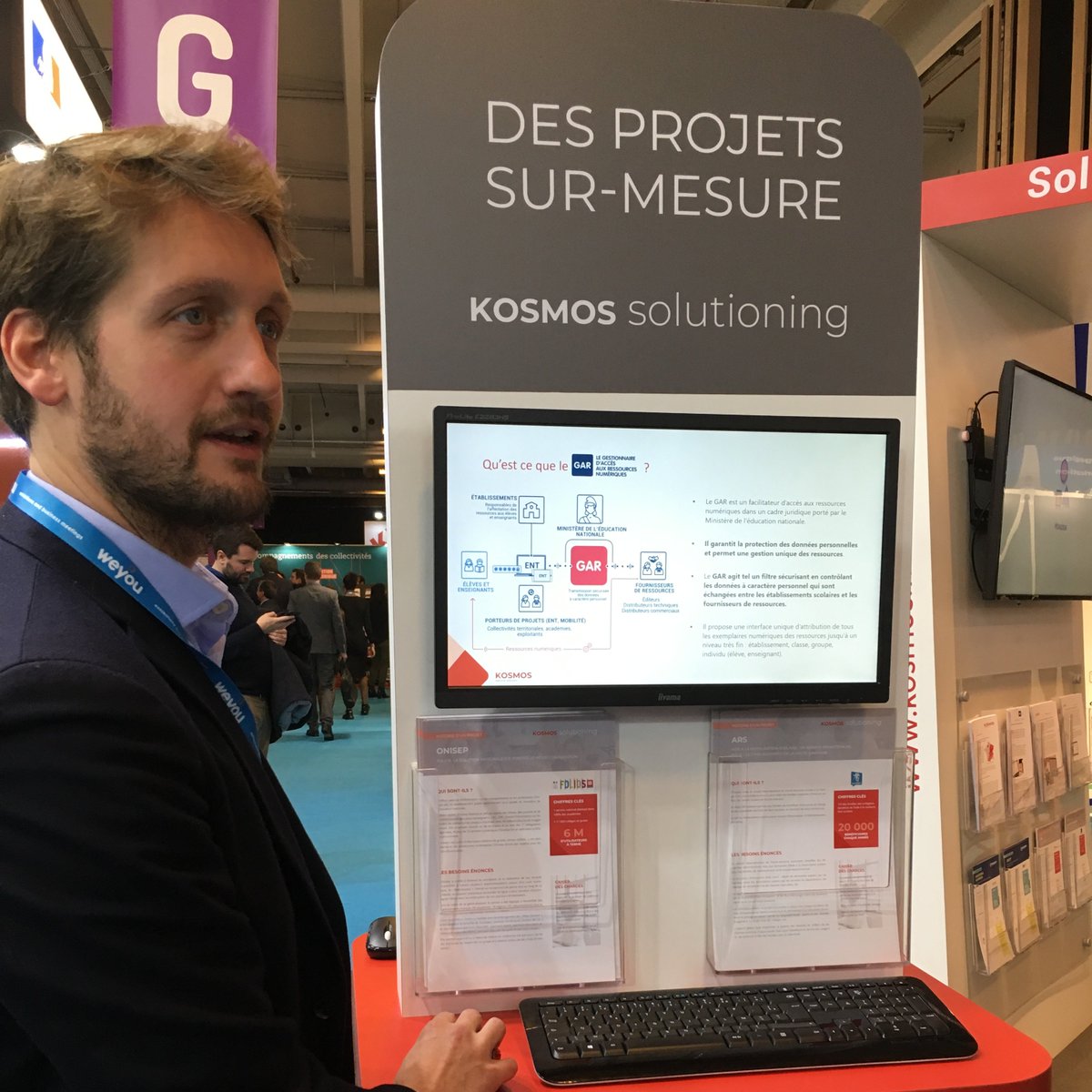 KosmosEducation's tweet photo. Notre Directeur de Projet @AxelPoirier vous présente une solution et un accompagnement pour s'intégrer au @GAR_education ! #Educatectice #Kosmossolutioning https://t.co/rclgqVaX2O