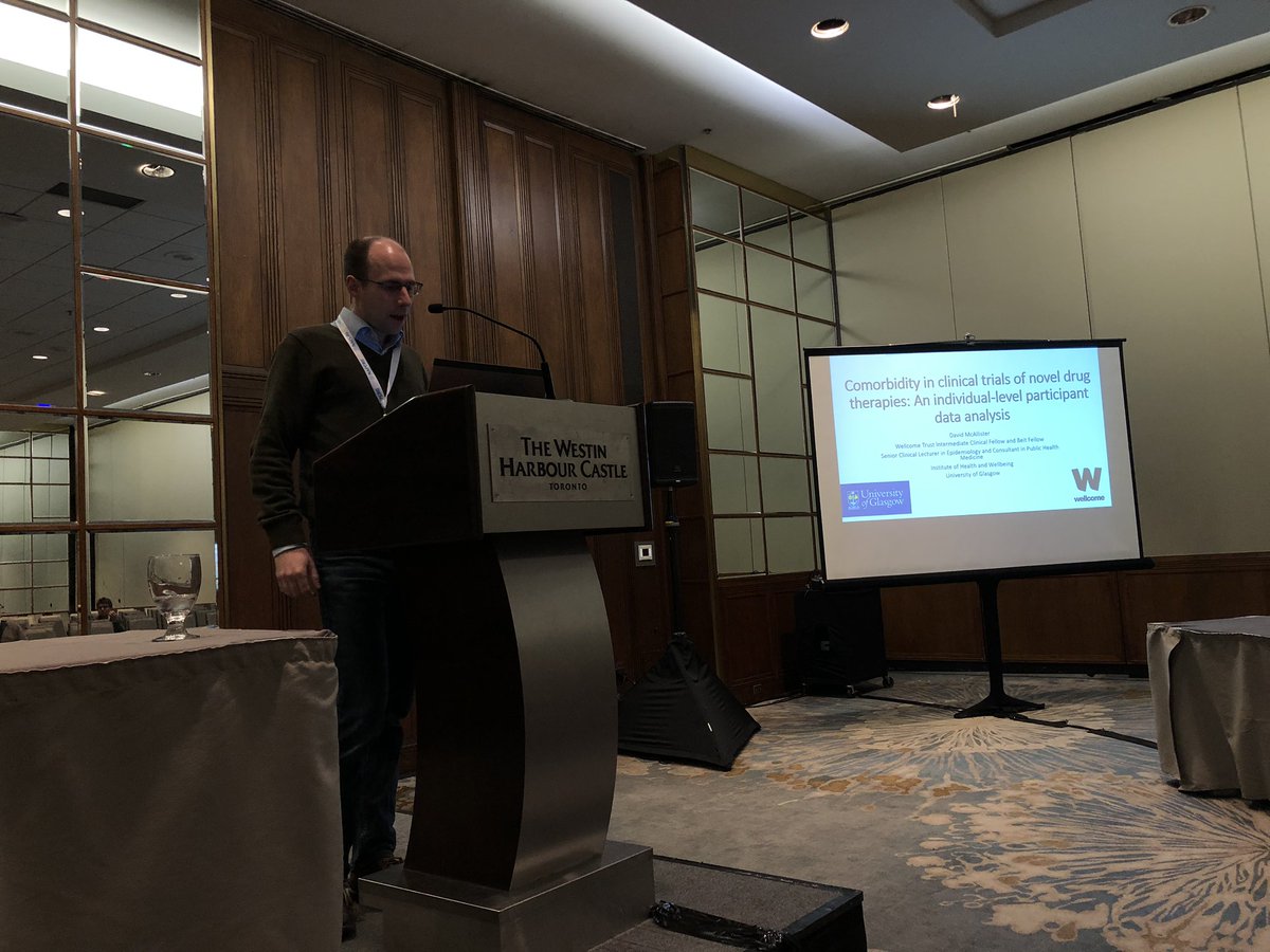 Glasgow’s David McAllister presents on comorbidity in clinical trials at #NAPCRG2019